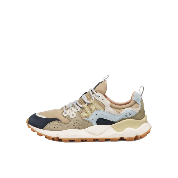 YAMANO 3 SNEAKERS Man Black Brown Army Green