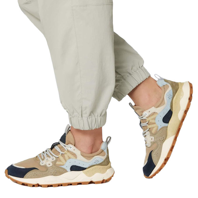 YAMANO 3 SNEAKERS Man Black Brown Army Green