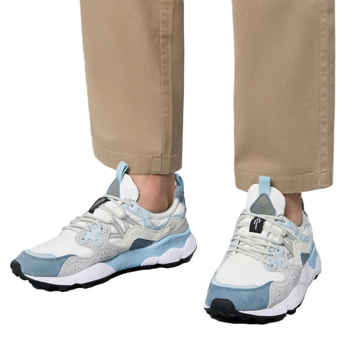 YAMANO 3 SNEAKERS Man Light Blue White Grey