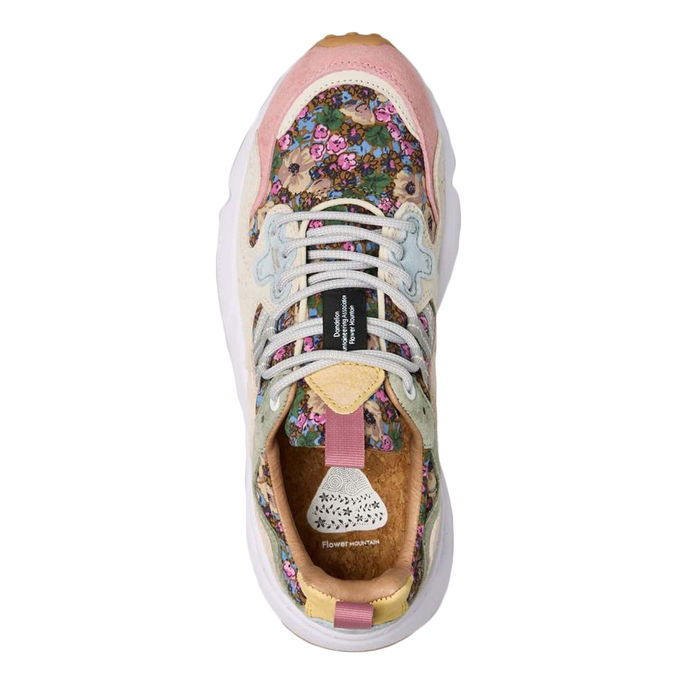 YAMANO 3 SNEAKERS WITH SPRING FLOWER PRINT