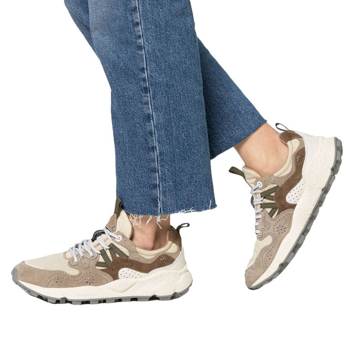 YAMANO 3 UNISEX off white and beige SNEAKERS