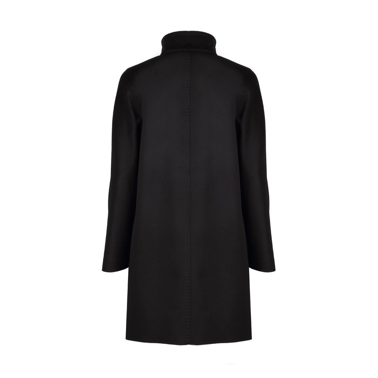 ZENIT COAT WITH HIGH NECK Woman Black 2004675127152