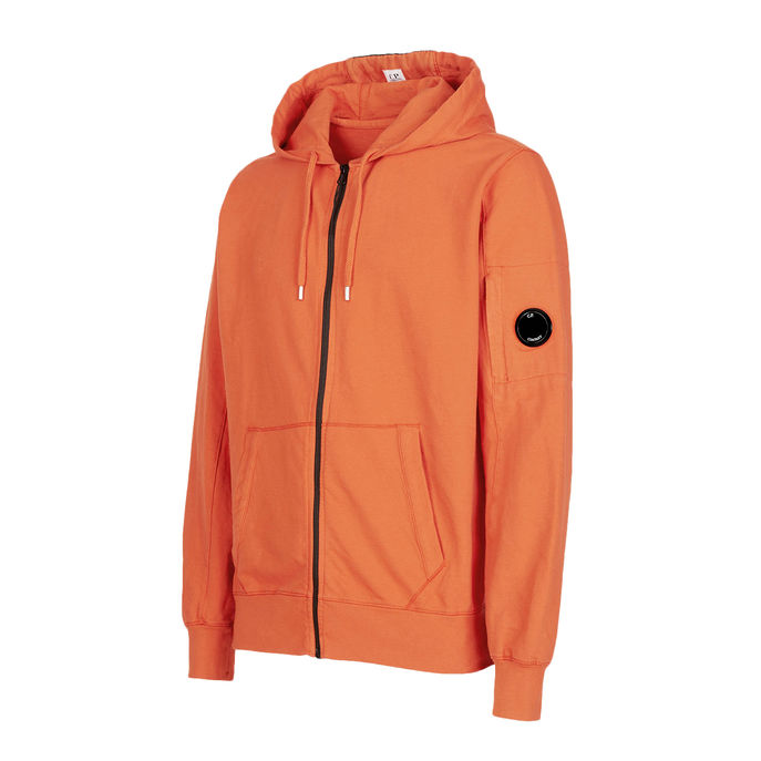 ZIP SWEATSHIRT LIGHT FLEECE Man Orange